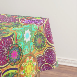 Colorful Mandalas Tablecloth