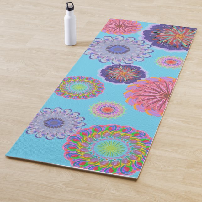 Colorful Mandalas Yoga Mat (In Situ)
