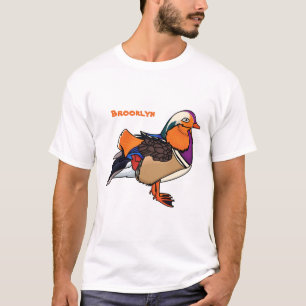 Colorful mandarin duck illustration  T-Shirt