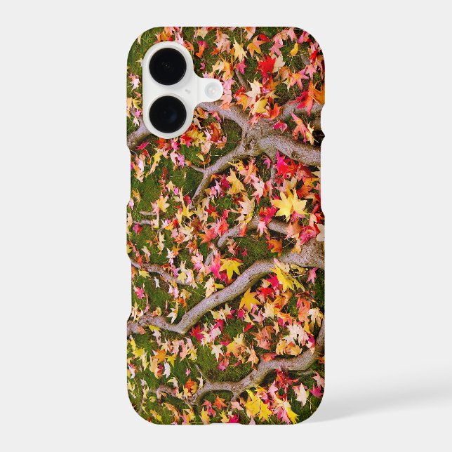 Colorful Maple Leaf Iphone Case (Back)