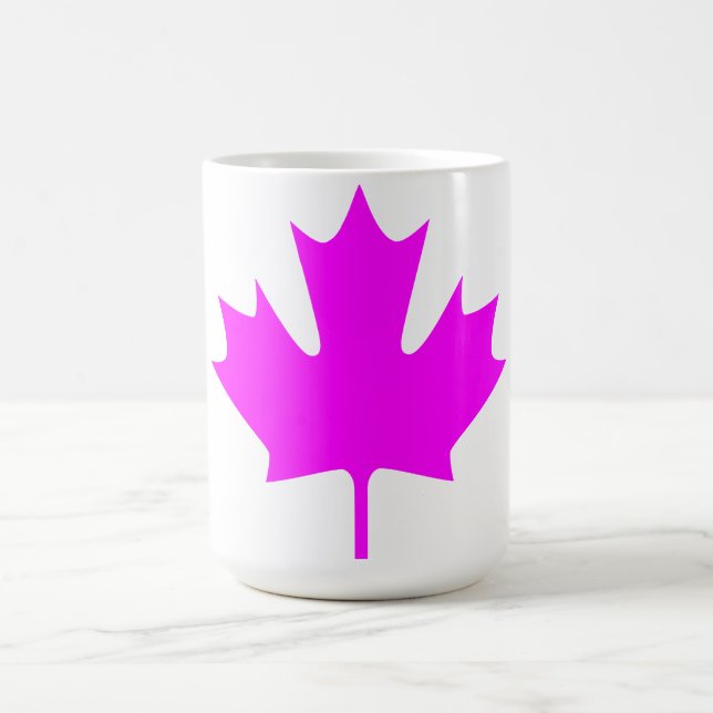 colorful maple leaf - mugs (Center)