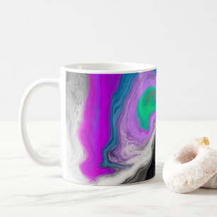Colorful Marble Art Explosion Coffee Mug