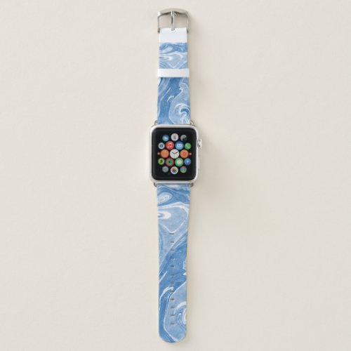 Colorful Marble Art Pattern Apple Watch Band