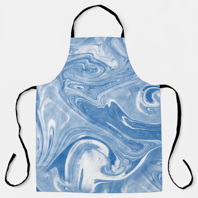 Colorful Marble Art Pattern. Apron (Front)