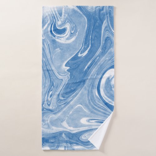 Colorful Marble Art Pattern Bath Towel