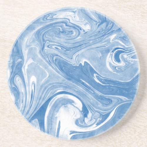 Colorful Marble Art Pattern Coaster