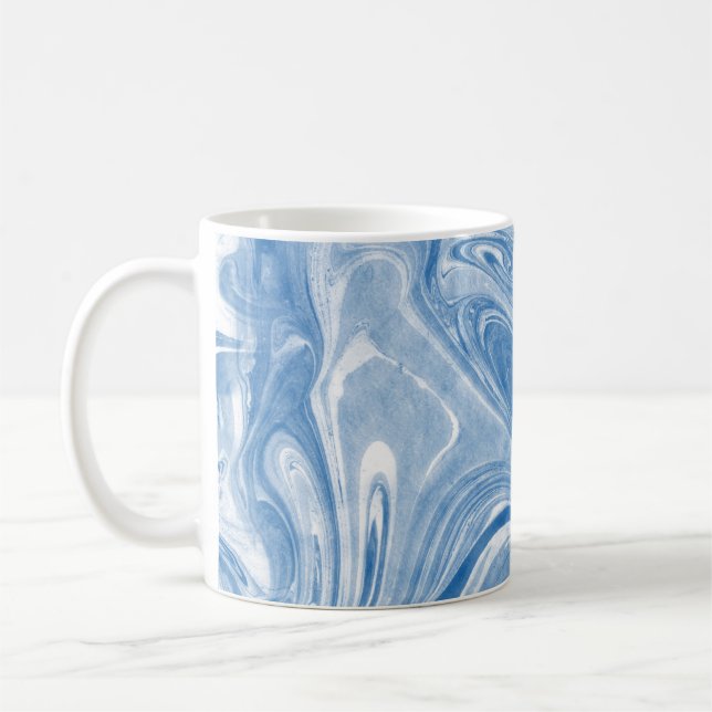 Colorful Marble Art Pattern. Coffee Mug (Left)
