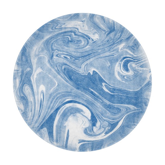 Colorful Marble Art Pattern. Cutting Board (Front)