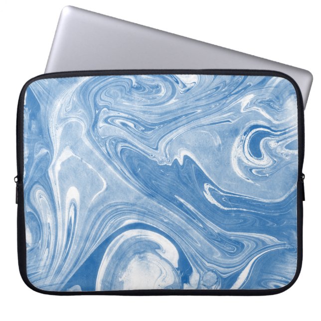 Colorful Marble Art Pattern. Laptop Sleeve (Front)