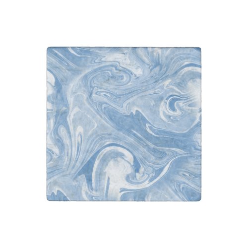 Colorful Marble Art Pattern Stone Magnet