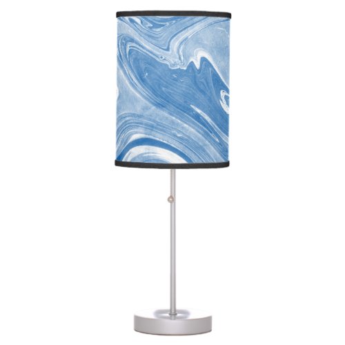 Colorful Marble Art Pattern Table Lamp