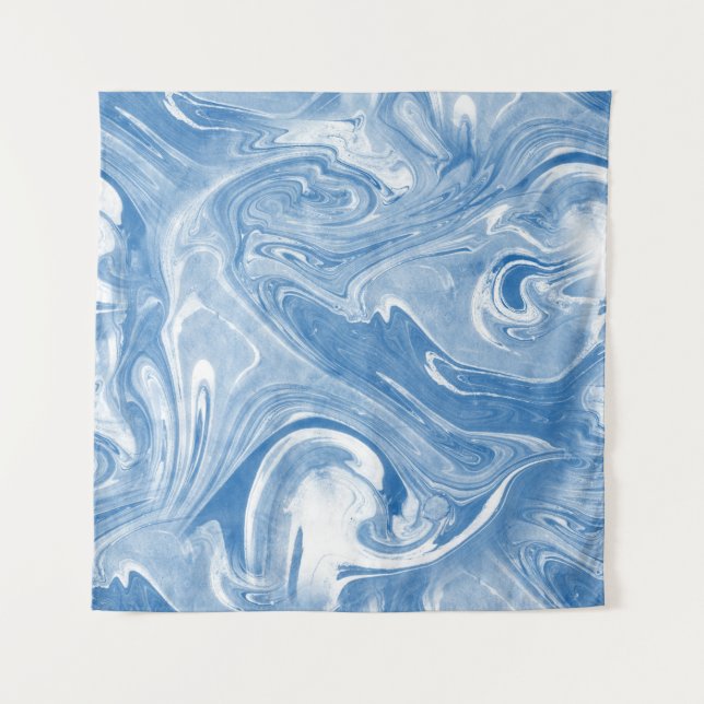 Colorful Marble Art Pattern. Tapestry (Front)