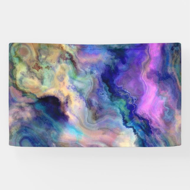 Colorful marble banner (Horizontal)