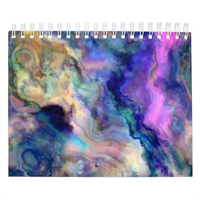 Colorful marble calendar (Cover)