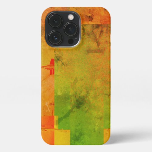 colorful marble glitch iPhone 13 pro case