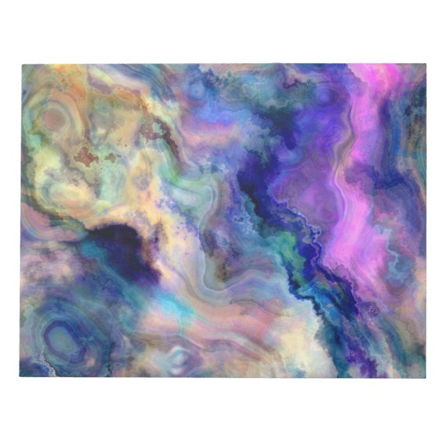 Colorful marble notepad (Front)