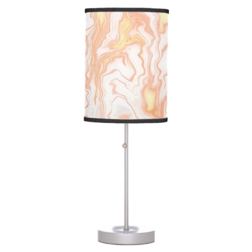 Colorful Marble Pattern Table Lamp