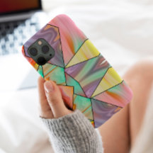 Colorful Marble pink purple blue Modern Aesthetic