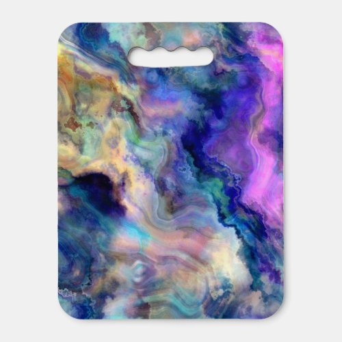 Colorful marble seat cushion