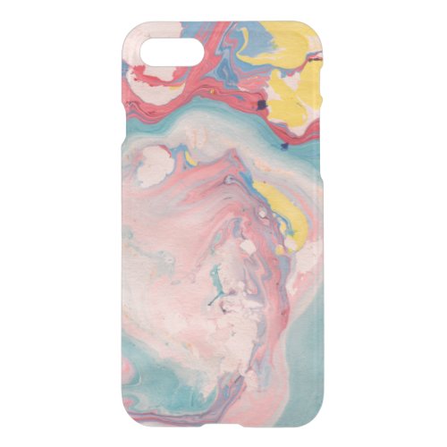 Colorful Marble Swirls iPhone SE87 Case