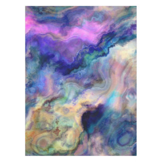 colorful marble tablecloth