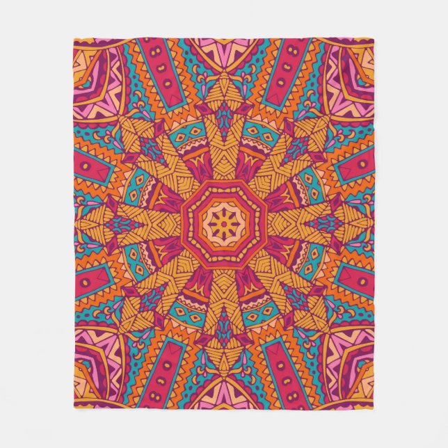 Colorful marble texture, high-resolution interior. fleece blanket (Front)