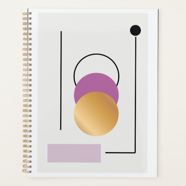  Colorful marble texture Planner (Front)