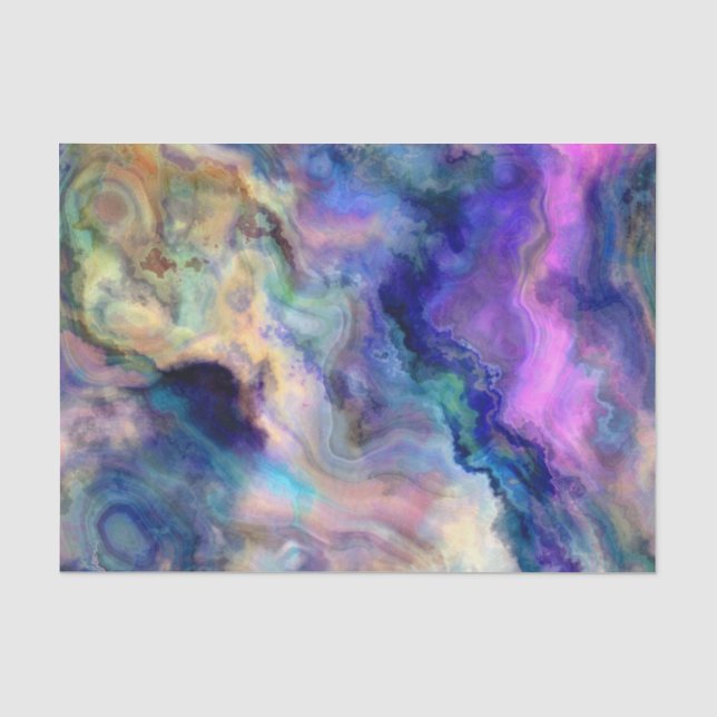 Colorful marble tissue paper (Front)
