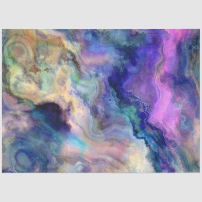 Colorful marble tissue paper (Front)