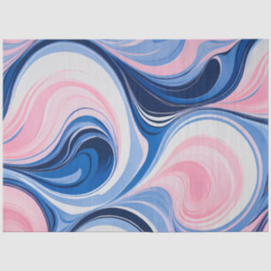 Colorful Marbled Paper Art Tissue Paper