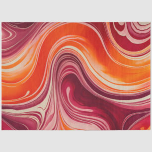 Colorful Marbled Paper Art Tissue Paper