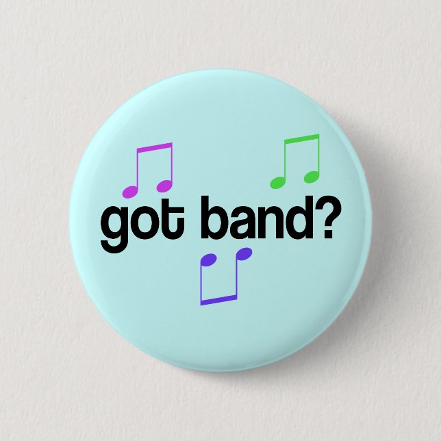 Colorful Marching Band Button (Front)