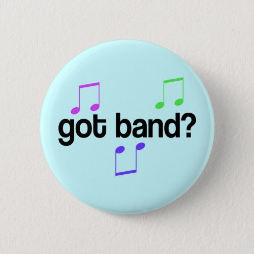 Colorful Marching Band Button