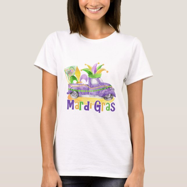 Colorful Mardi Gras t-Shirt (Front)