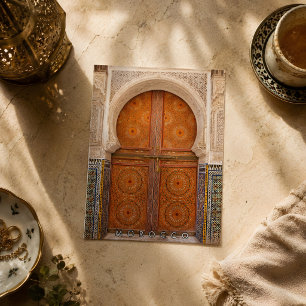 Colorful Marrakech Moroccan Architecture Postcard