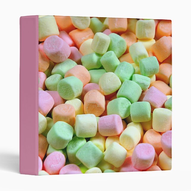 Colorful marshmallows binder (Front/Spine)