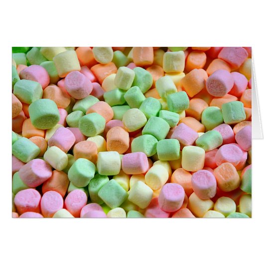 Colorful marshmallows cards (Front Horizontal)