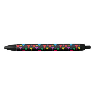 Colorful Martini Cocktail Pattern Pen