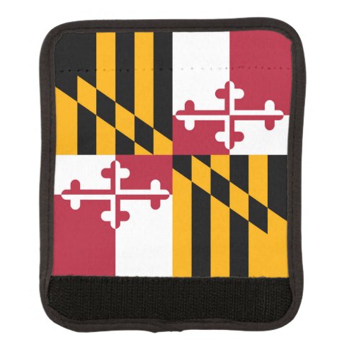 Colorful Maryland State Flag Luggage Handle Wrap