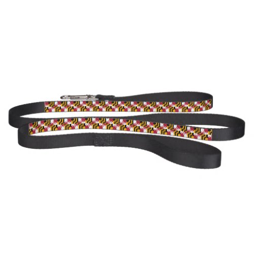 Colorful Maryland State Flag Pet Leash