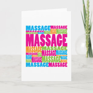 Massage Cards | Zazzle