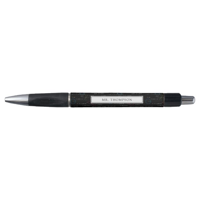 Colorful Mathematics Equations Math Formulas  Pen (Front)