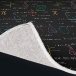 Colorful Mathematics Equations Math Formulas  Rug<br><div class="desc">A colorful mathematics equations and formulas pattern on a black background. An ideal design for math teachers,  mathematic enthusiasts,  scientists,  math students,  mathematics tutors,  arithmetic etc. A modern math pattern for back to school students and teachers etc.</div>