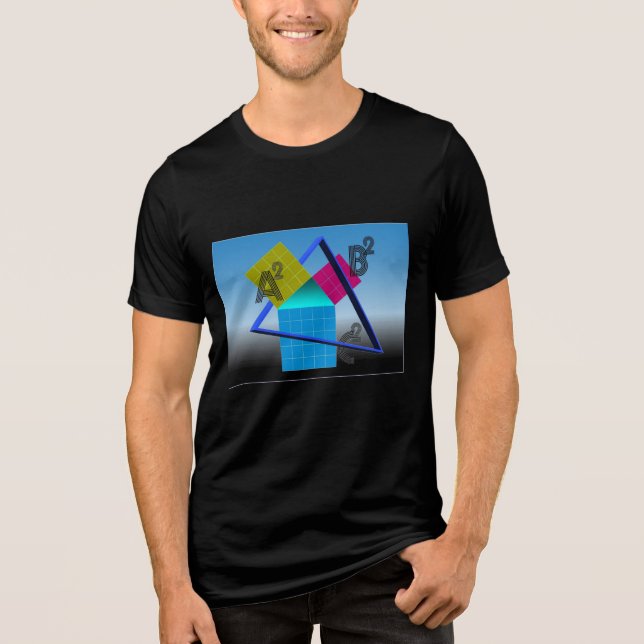 Colorful Mathematics Tri-Blend Shirt (Front)