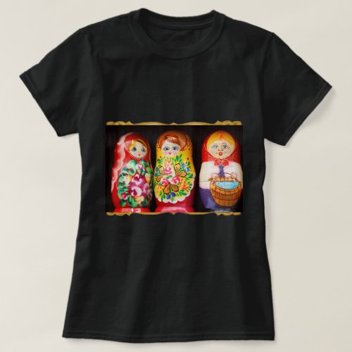 Colorful Matryoshka Dolls T_Shirt