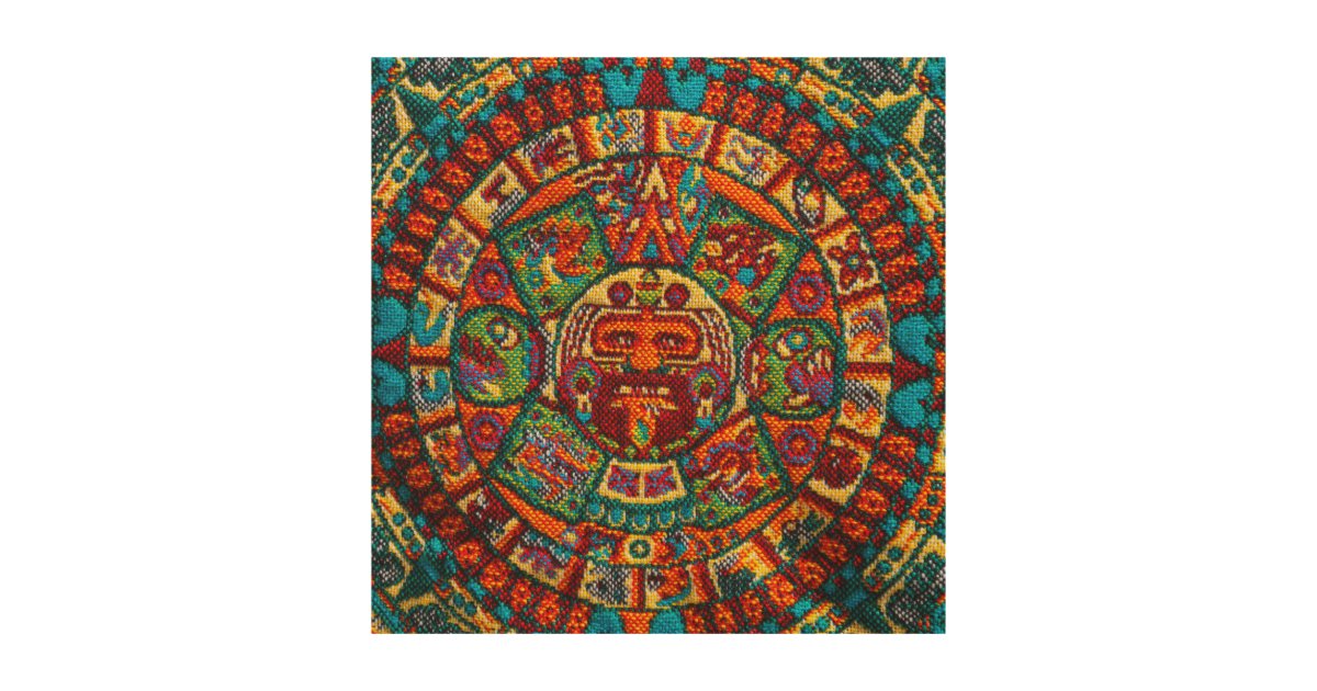 Colorful Mayan Calendar Wood Wall Decor Zazzle