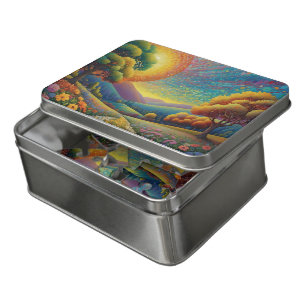 Colorful Meadow Art Jigsaw Puzzle