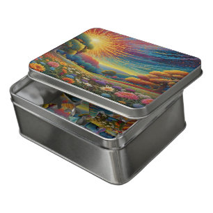 Colorful Meadow Art Jigsaw Puzzle