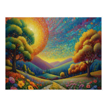 Colorful Meadow Art
