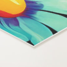 Colorful meadow yoga mat